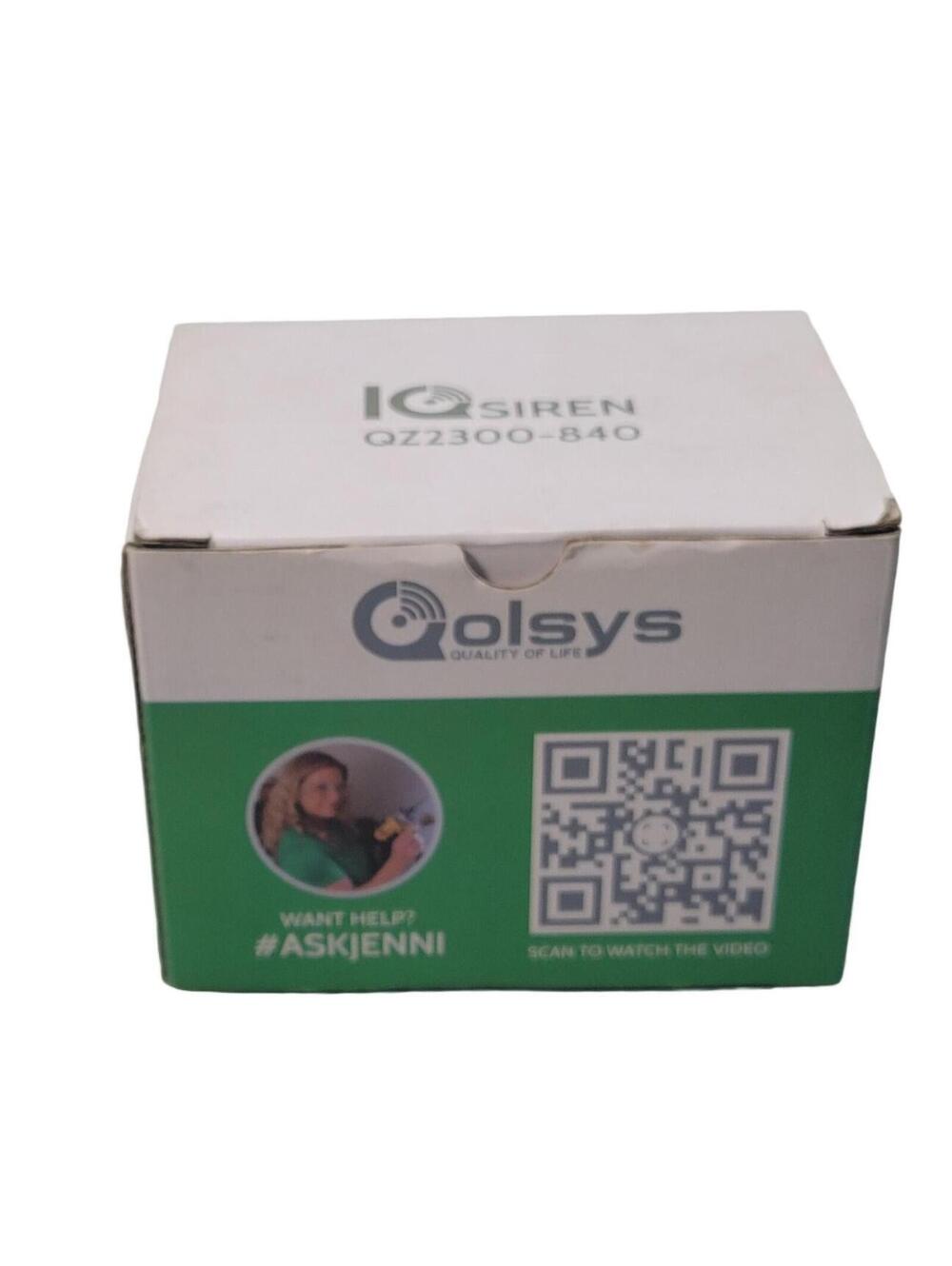 Qolsys QZ2300-840 Wave Siren Gen 5 ZW080-A17 White